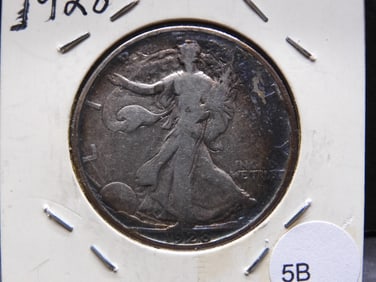 1928-S Walking Liberty Half Dollar, Nice Toning