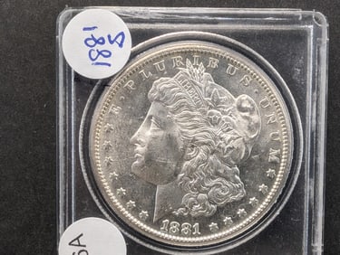 1881-S Morgan Silver Dollar MS