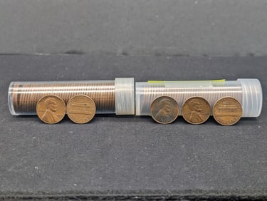 100 Brown Copper 1960's Lincoln Memorial Cents