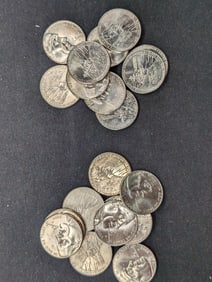 20- 2005-D Ocean In View Jefferson Nickels Uncirculated From Canvas Mint Bag