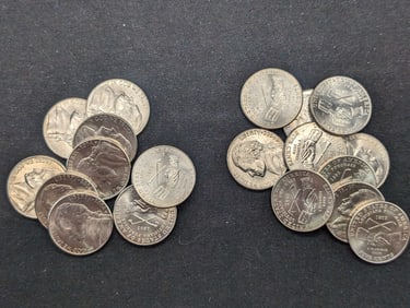 20- 2004-P Louisiana Purchase Handshake Nickels Uncirculated From Canvas Mint Bag