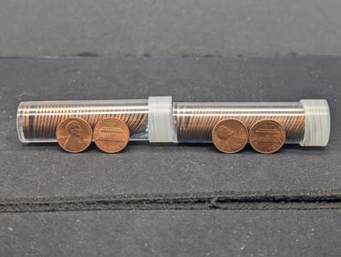 79 Red BU Copper Lincoln Memorial Cents- 1981 & 1982