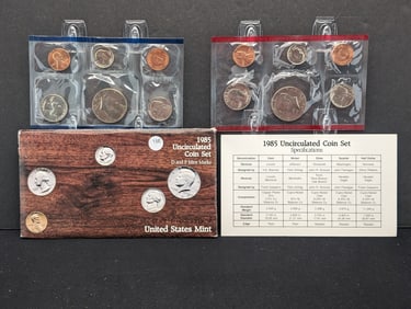 1985-P+D U.S. Mint Uncirculated Set