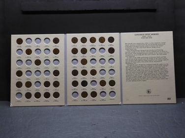 33 1909-1929 Lincoln Wheat Cents in Littleton Album