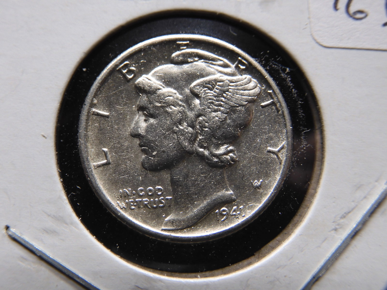 1941-D Mercury Dime - Full Diagonal Bands - Beautiful Coin: 1941-D Mercury Dime - Full Diagonal Bands - Beautiful Coin