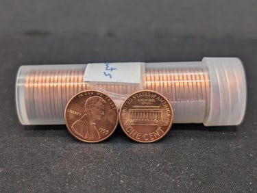 50 1995-P Red BU Lincoln Memorial Cents