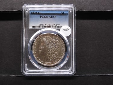 1879-O Morgan Dollar PCGS AU55