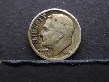 1949-D 90% Silver Roosevelt Dimes