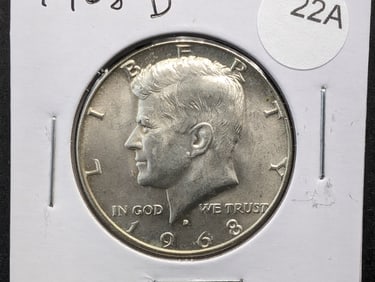 1968-D 40% Silver Kennedy Half Dollar