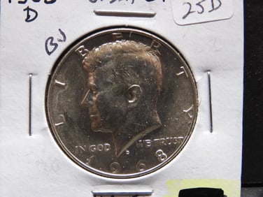 1968-D Silver Clad Kennedy Half Dollar - Great Details