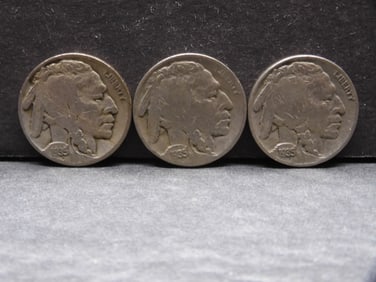 1935 P,D,S Buffalo Nickels - Complete Year Set