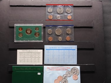 1994  P,D,& S Uncirculated & Proof Sets - W/ Original U.S. Mint Packaging