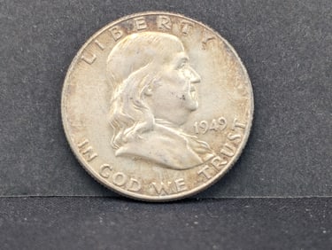 1949 Franklin 50c. 90% Silver