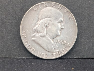 1952-D Franklin 50c. 90% Silver
