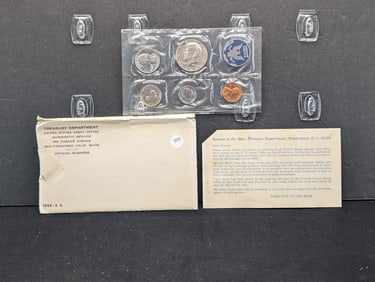 1965 U.S. Special Mint Set- Contains 1965 40% Silver Kennedy Half