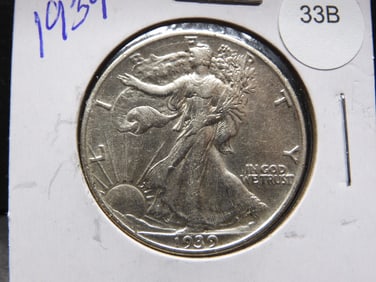 1939 Walking Liberty Half Dollar