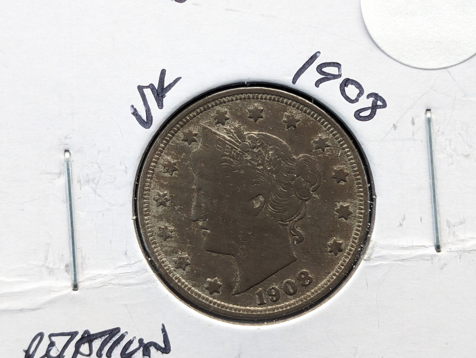 1908 Liberty Nickel- Full Liberty-Nice Details (1 of 2)