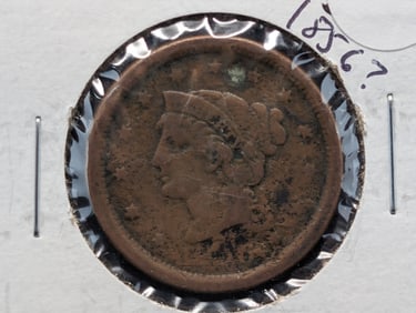 1856? Braided Hair Large Cent