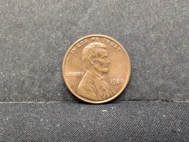 1981 Double Die Lincoln Memorial Cent