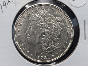 1921-D Morgan Silver Dollar