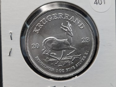 2023 South Africa Krugerrand- 1 Ounce Fine Silver
