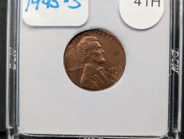 1945-S Lincoln Wheat Cent- UNC