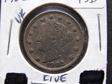 1902 Liberty Nickel - Full Liberty- Great Details
