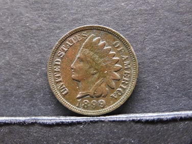 1899 Indian Head Penny - Full Liberty - Three Diamonds