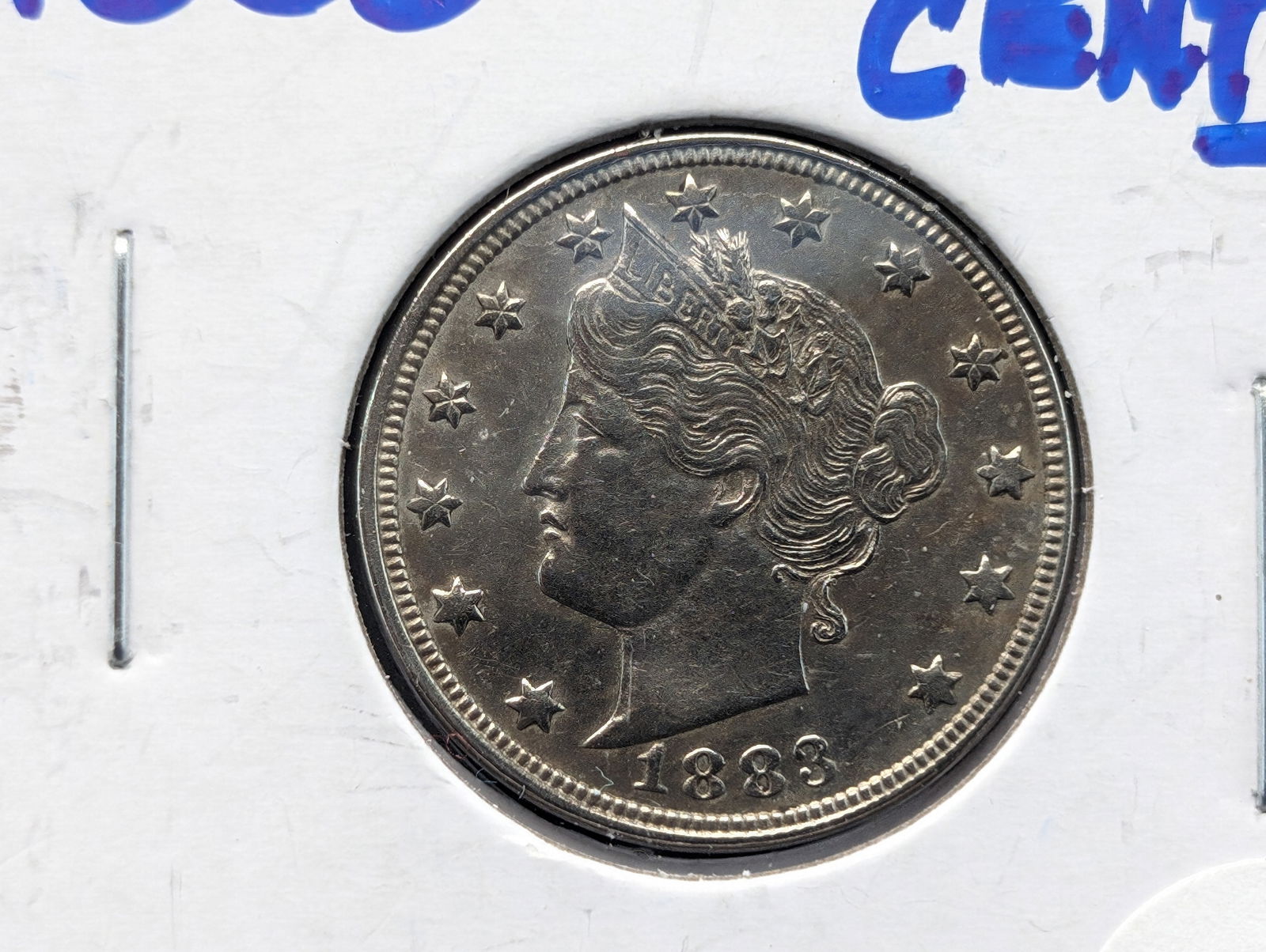 1883 Liberty Head V Nickel N/C. UNC! (1 of 3)