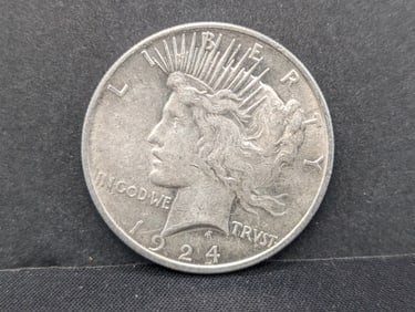 1924 Silver Peace Dollar
