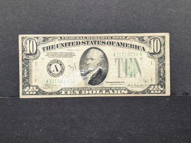 1934-A $10 Green Seal Federal Reserve Note