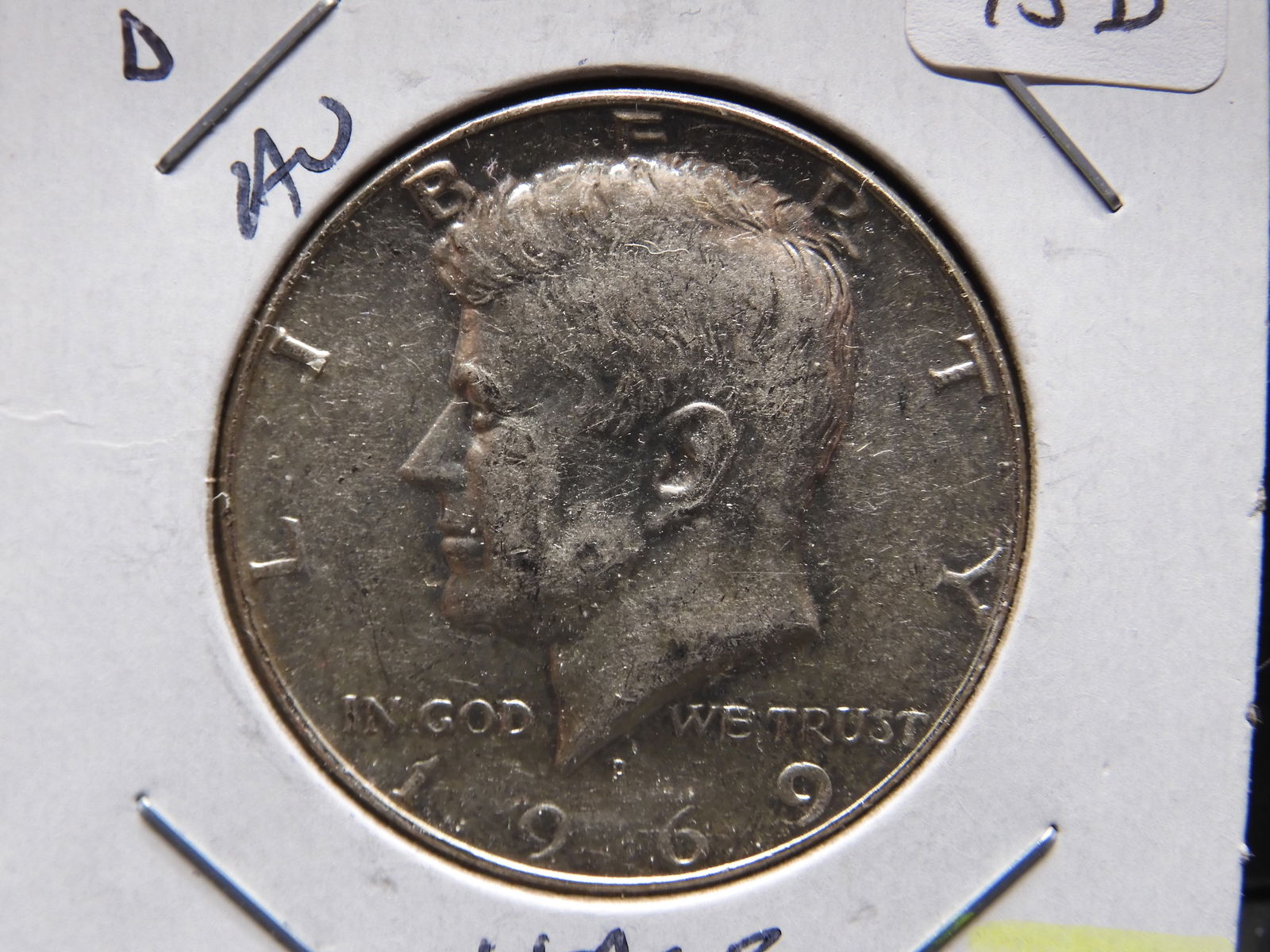 1969-D Silver Clad Kennedy Half Dollar - Great Details (1 of 2)