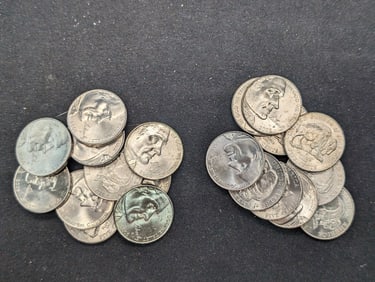 20- 2005-P American Bison Nickels Uncirculated From Canvas Mint Bag