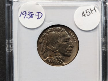 1938-D Buffalo Nickel