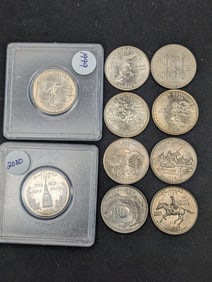 10 Mixed State  Quarters- MS