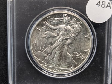 1942 Walking Liberty Half Dollar MS