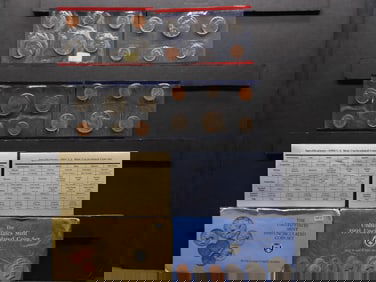 1990 & 1991 P&D Uncirculated Sets - W/ Original U.S. Mint Packaging