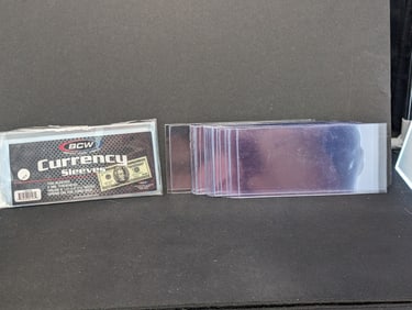 100 Currency Sleeves