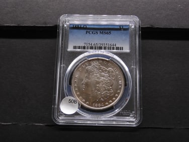 1884-O Morgan Dollar PCGS MS65