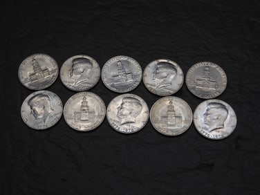 10 1976 Bicentennial Clad Kennedy Half Dollars