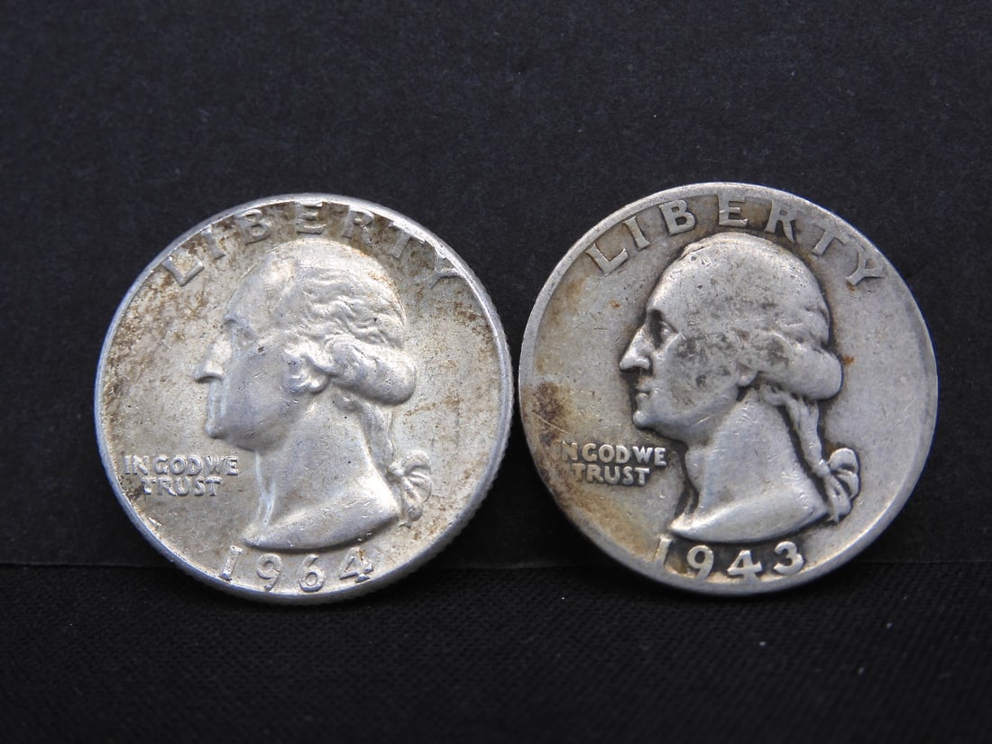 1943 P, 64 P Washington Quarters: 1943 P, 64 P Washington Quarters