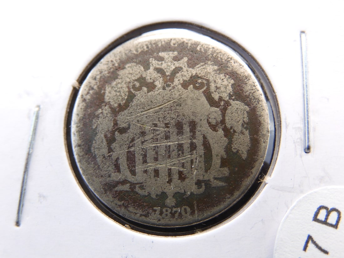 1870 Shield Nickel: 1870 Shield Nickel