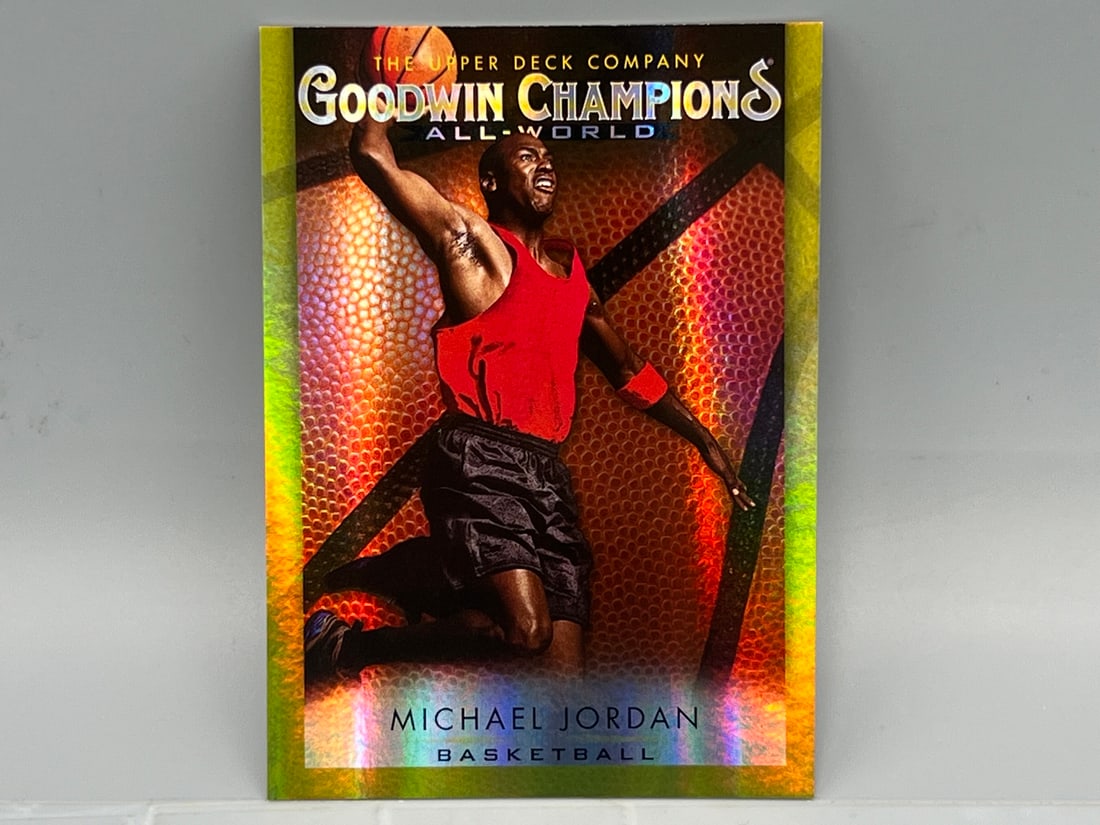 2021 Upper Deck Goodwin Champions Michael Jordan Gold Parallel #GB-1 (1 of 2)