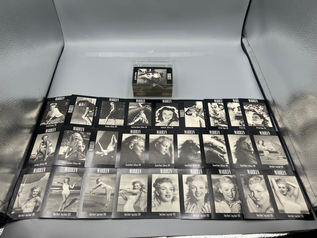 1993 Sports Time Marilyn Monroe Complete Trading Card Set (1 of 4)