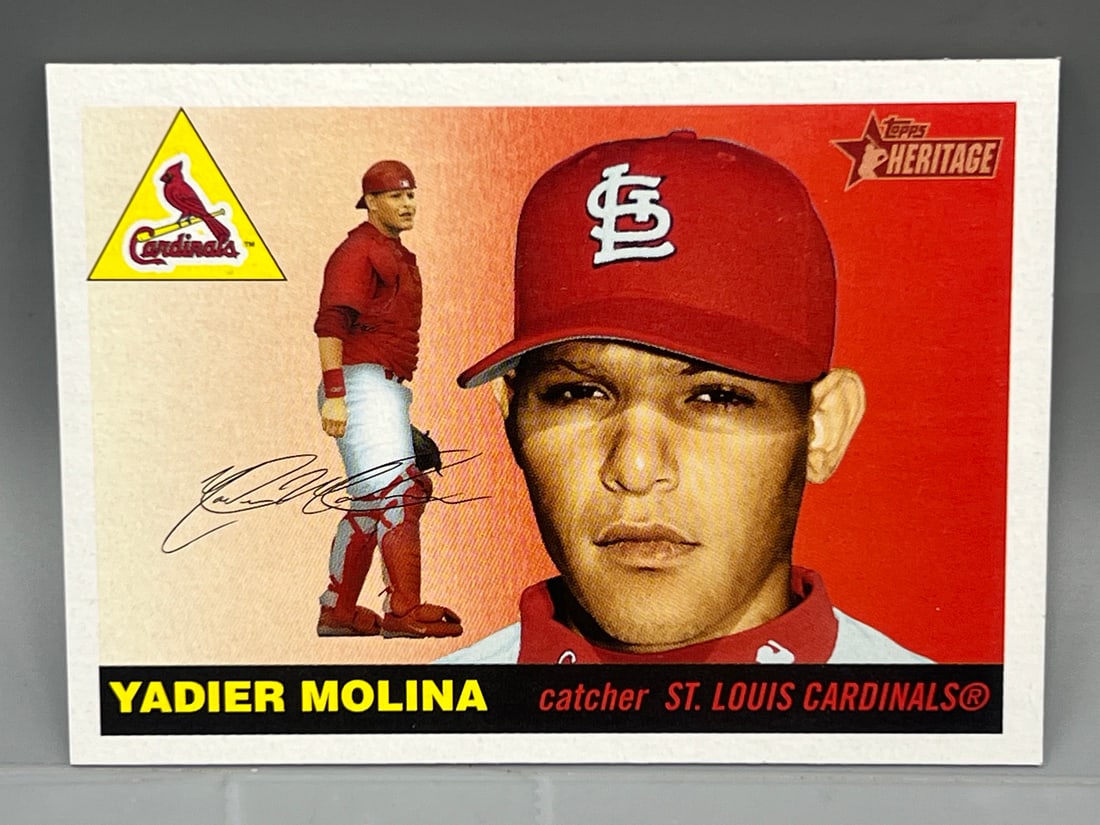 2004 Topps Heritage Yadier Molina RC #355 (1 of 2)