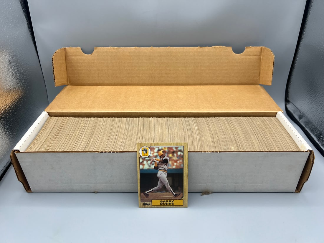 1987 Topps Baseball Complete Set W/ Barry Bonds, Barry Larkin, Bo Jackson Rookies (1 of 3)