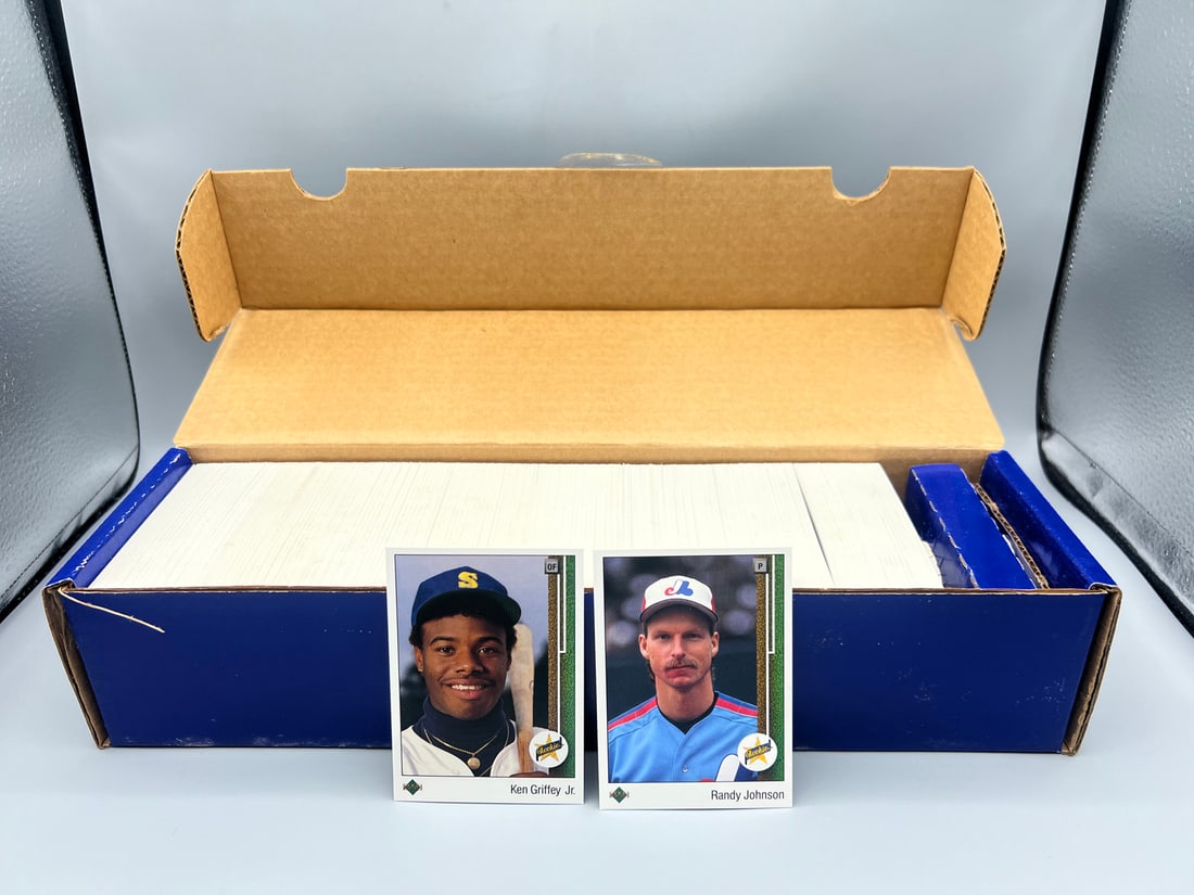 1989 Upper Deck Baseball Complete Set W/ Ken Griffey Jr. RC & Randy Johnson RC (1 of 3)