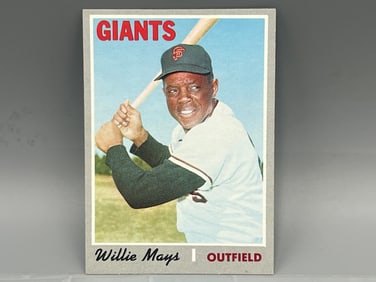 1970 Topps Willie Mays Semi High Number #600 - Nice Eye Appeal