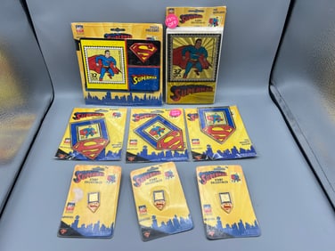 1998 US Postal Service Superman Stamp Collectible Memorabilia Items