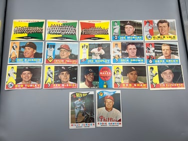 Lot of 17 - 1960 Topps